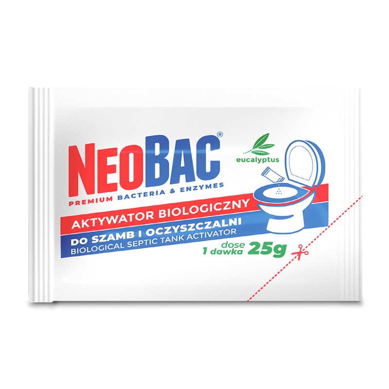 

NeoBac Bakterie do szamb oczyszczalni Saszetka