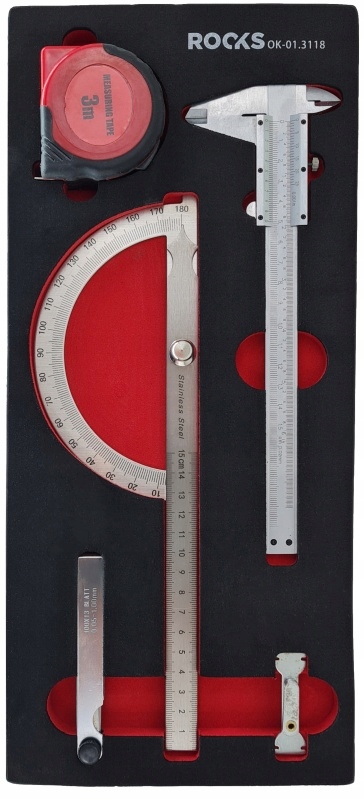 Rooks zestaw narzedzi pomiarowych części Rooks OK-01.3118
