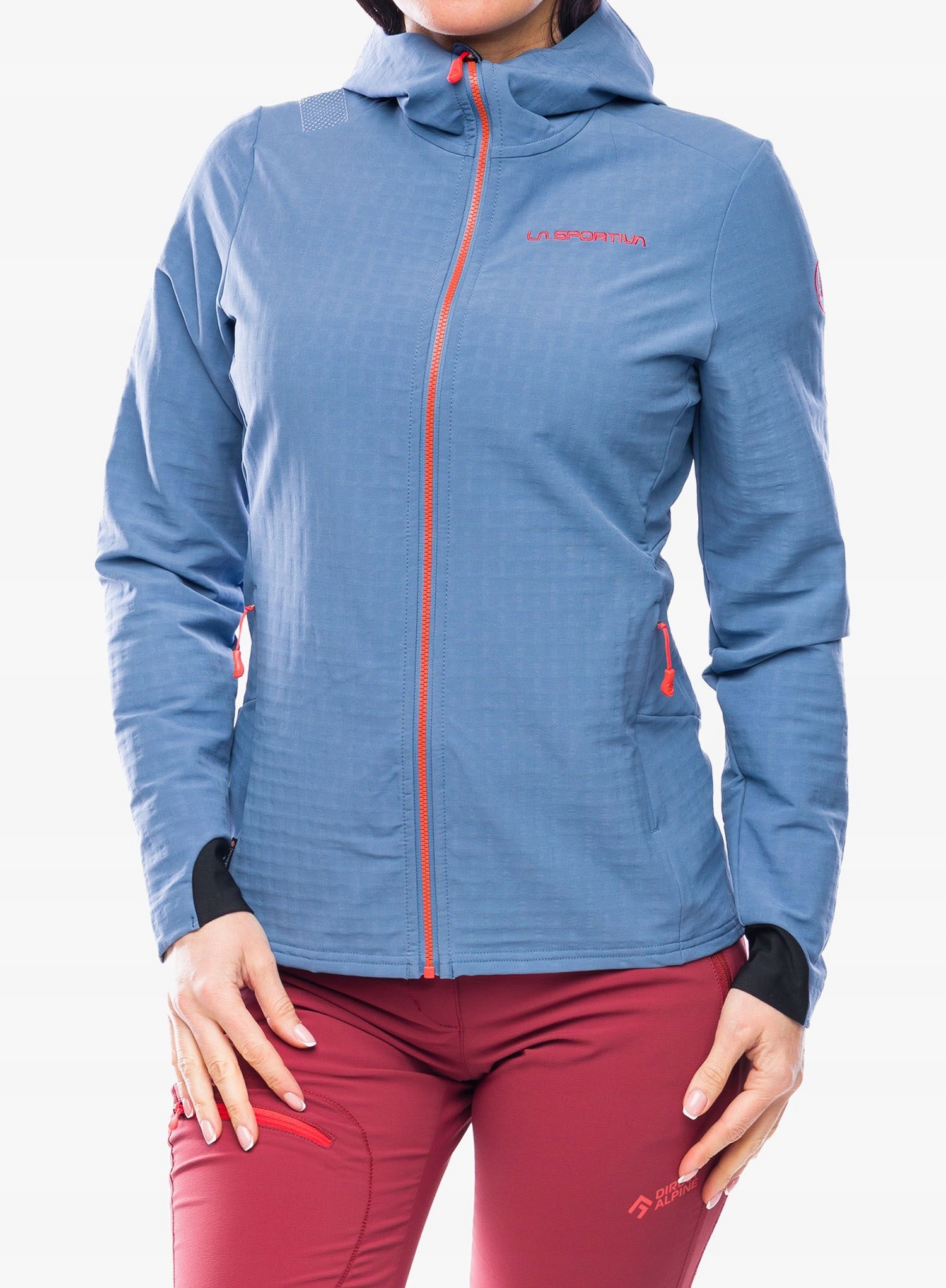 Dámská softshellová bunda La Sportiva Descender Storm Jacket moonlight S