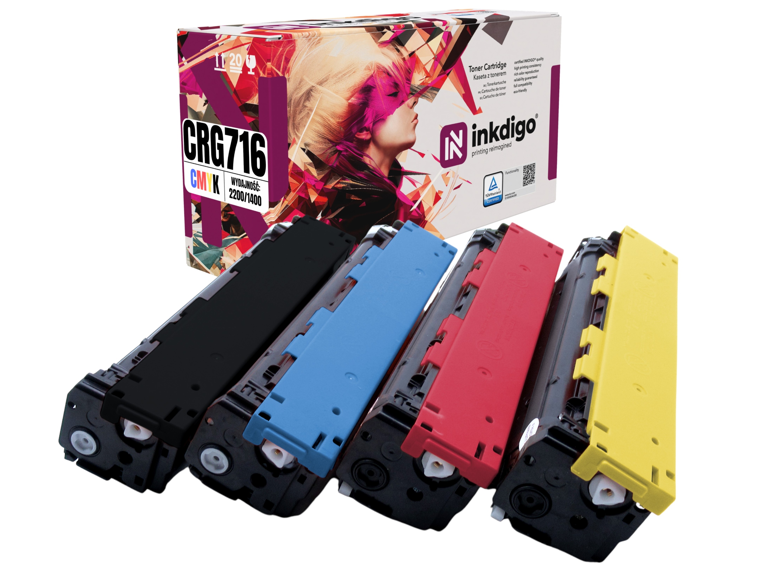 4X Toner pro Canon CRG716 i-SENSYS LBP5050N MF8030