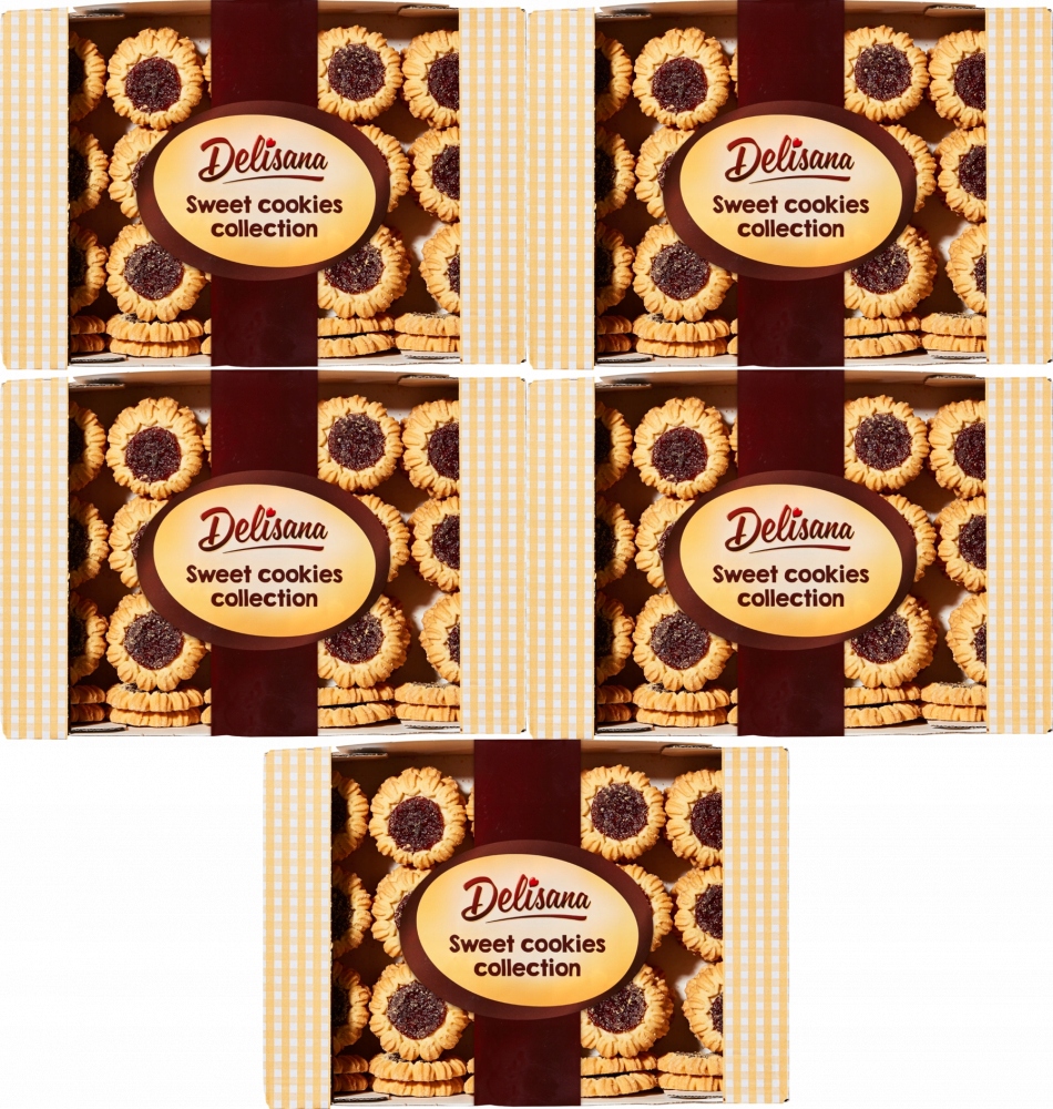 Delisana kruche ciastka Margaretki 1kg x5