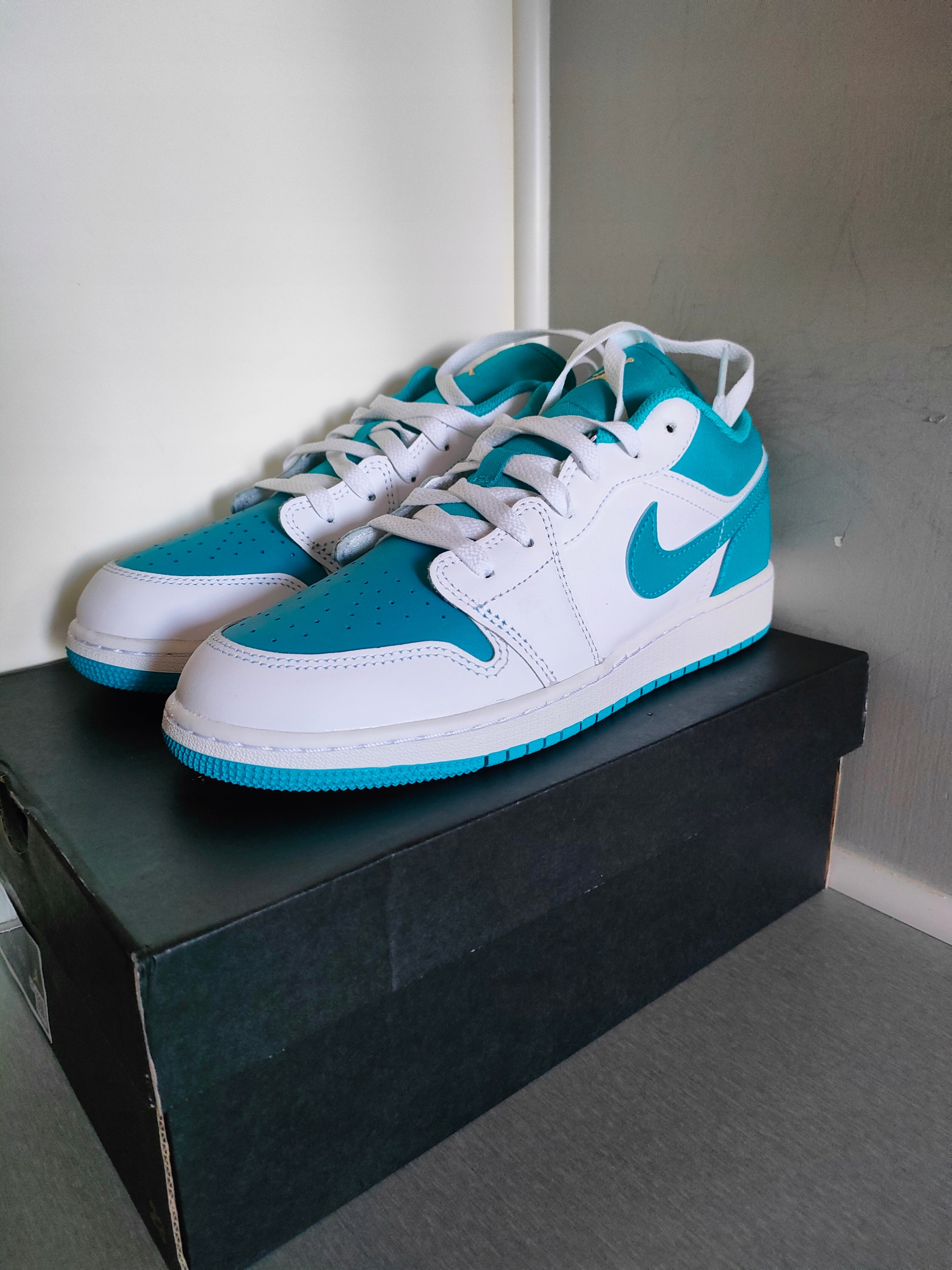 Boty Jordan 1 low celestial aquatone 40 553560-174