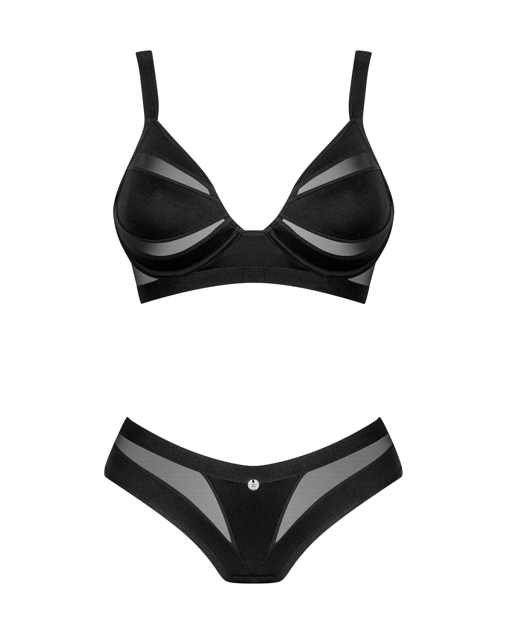 Komplet 2-DÍLNÝ Chic Amoria M/L černý