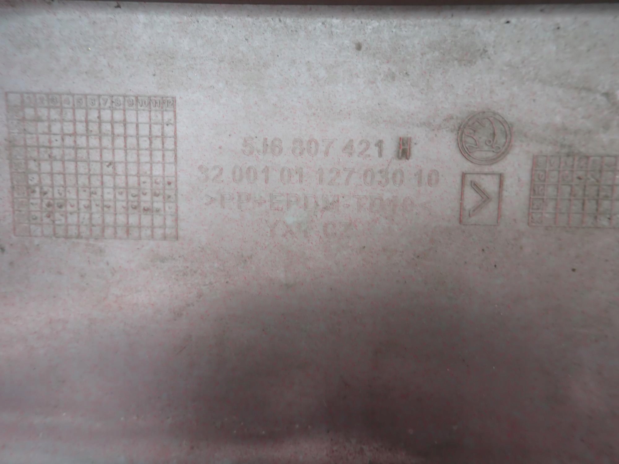 SKODA FABIA II 2 HB 07-14 bumper rear part rear
