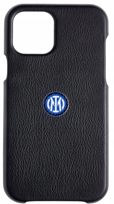 Puzdro na iPhone 11 Pro Max Inter Fc, kožené, čierno-modré