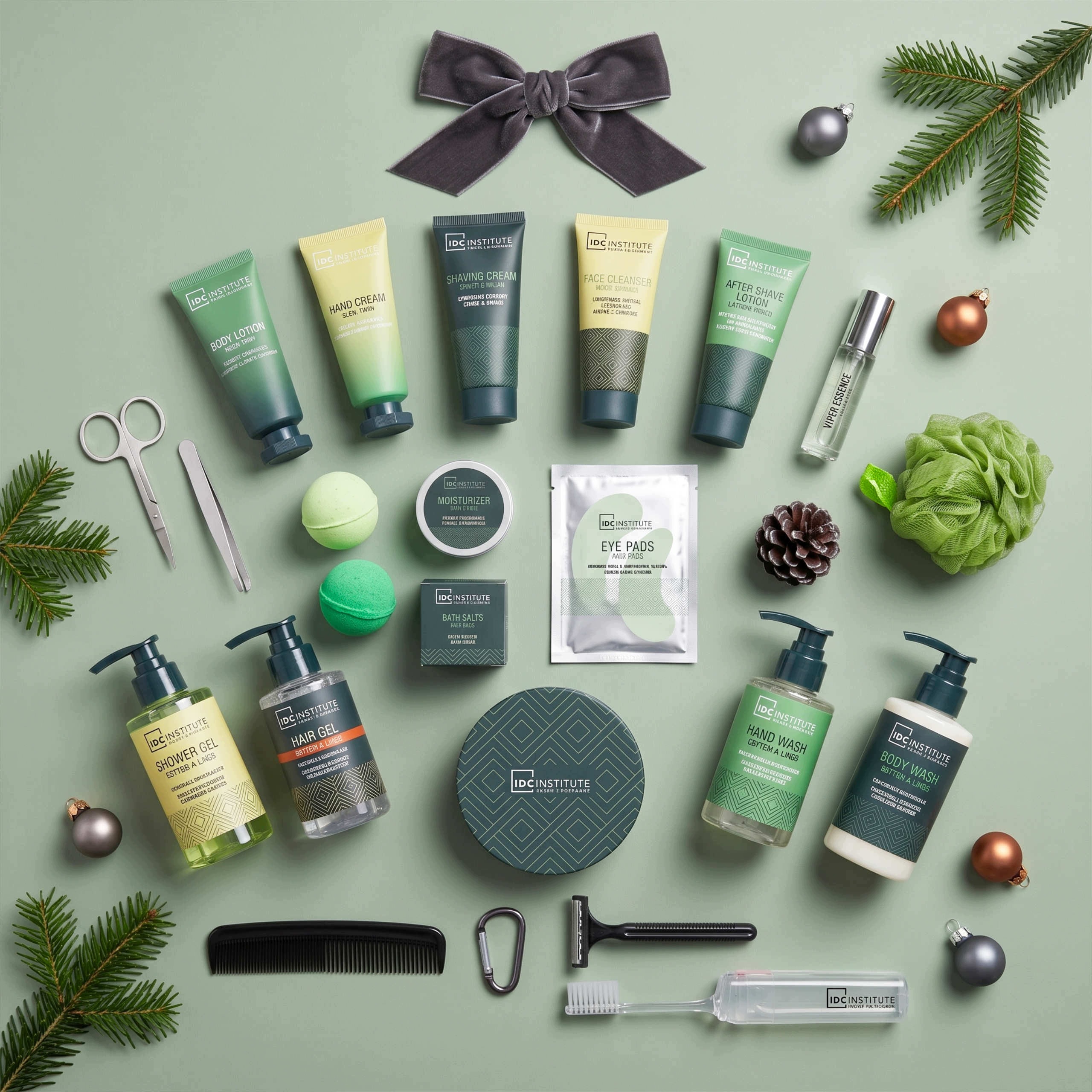 Адвент-календарь IDC Institute 24 Days of Men Care, косметика и аксессуары для мужчин — фото 4