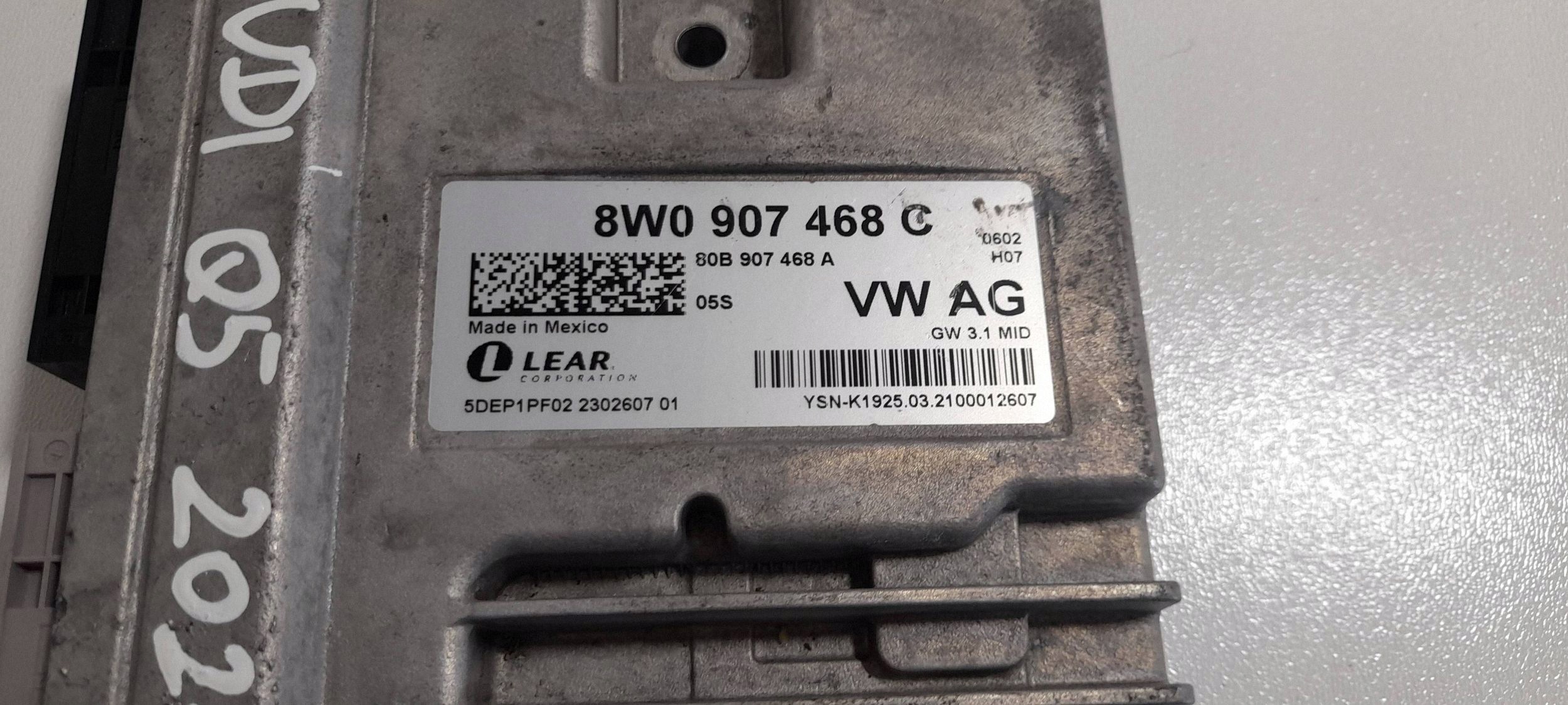 Audi Q5 SQ5 FY 80A 2021r modulo Gateway 8W0907468C (QD10)
