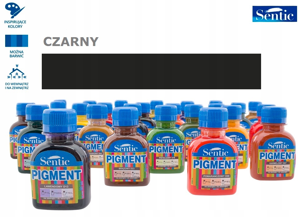 

Pigment Do Farb Emalii Emulsji 80 ml Czarny