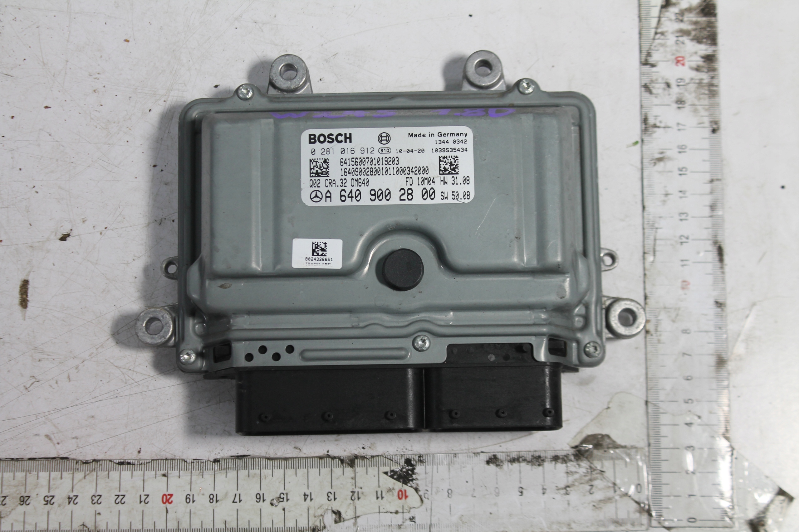 COMPUTER MOTORE A6409002800 MERCEDES W245 1.8 CDI