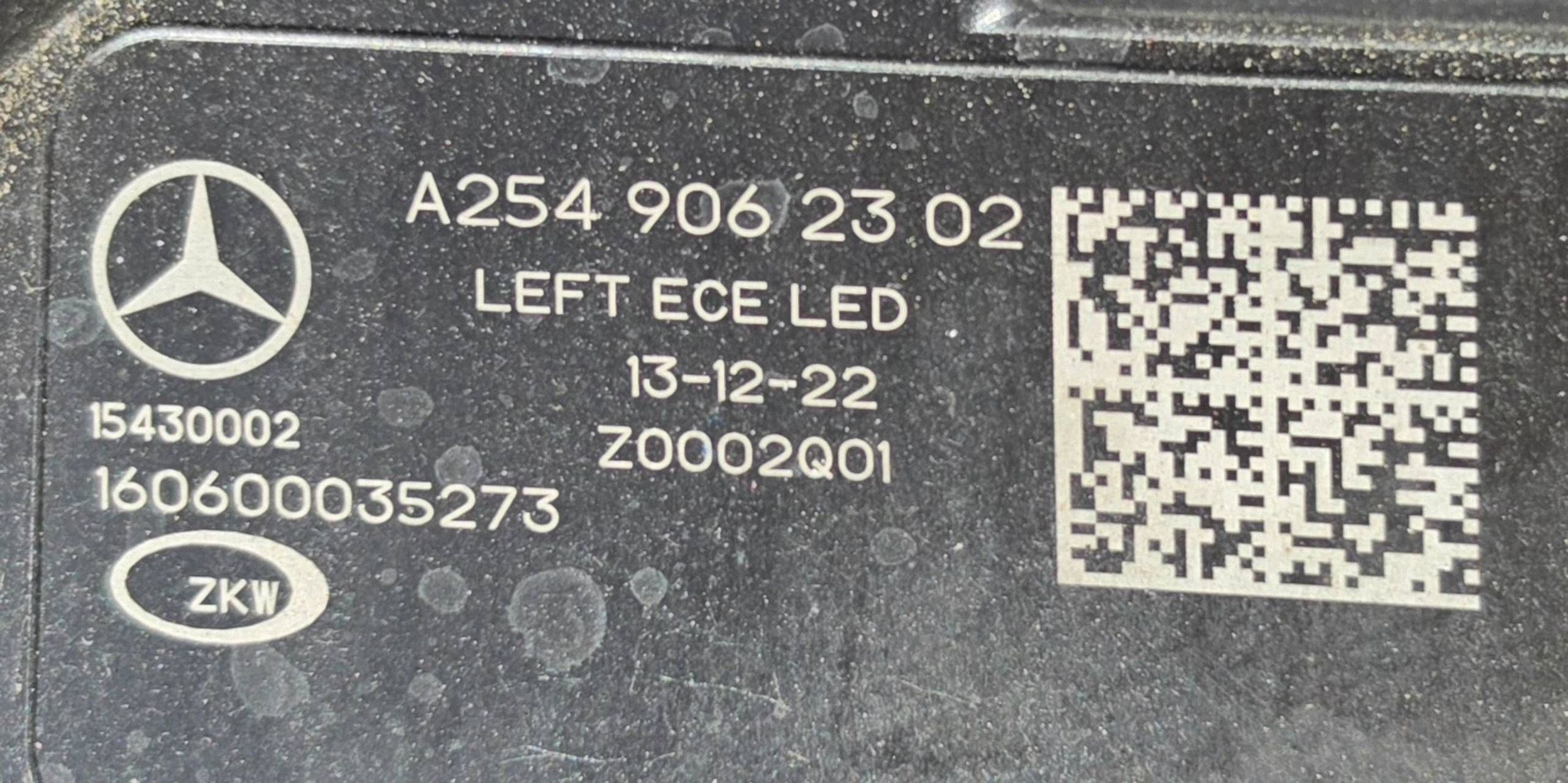 Mercedes-Benz GLC C254 digital light A2549062302 light front left