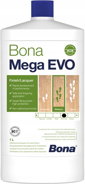 Bona Evo lakier do podłóg drewnianych 1L Półmat silkmat