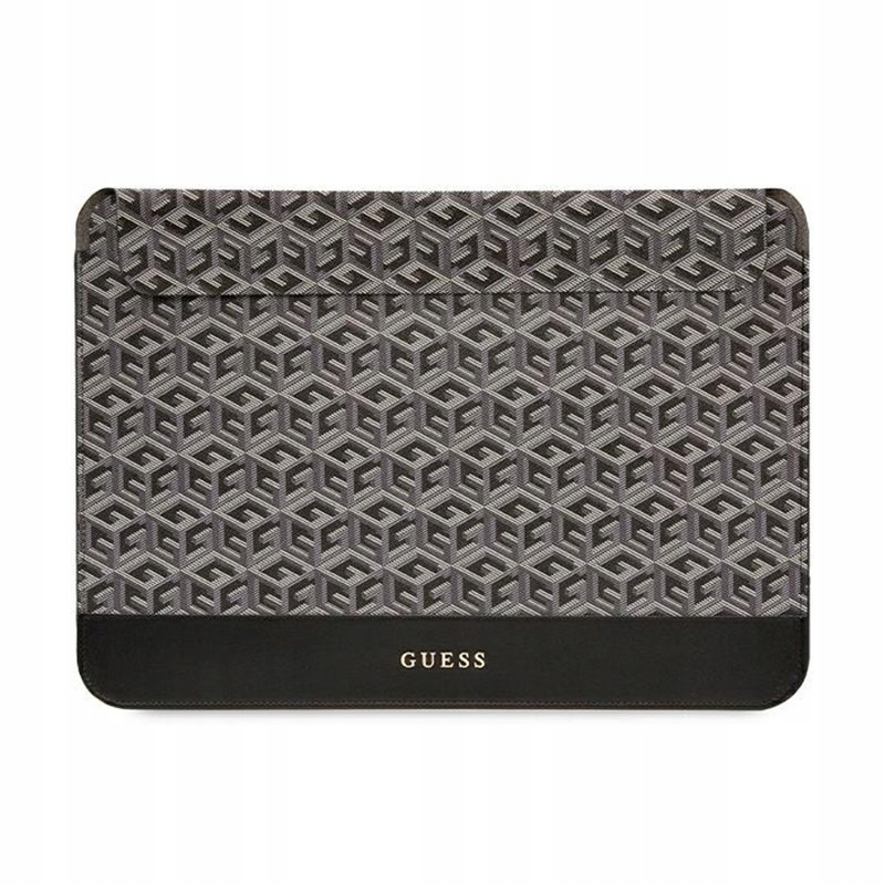 Guess GCube Stripes Computer Sleeve – Pouzdro na notebook 16" (Černé)