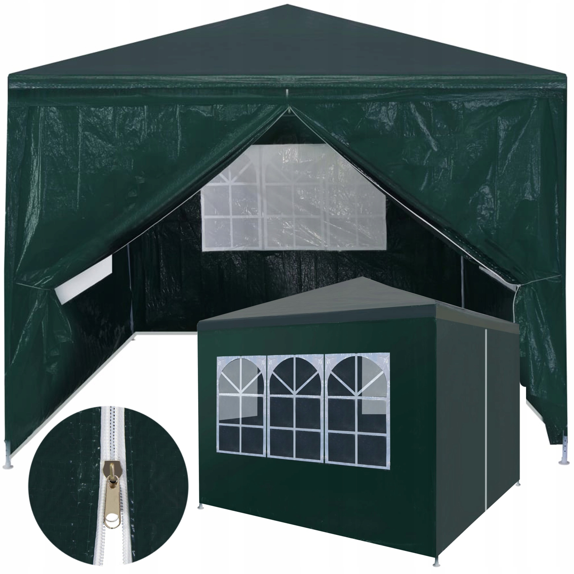 Pavilon Stan Párty Okna 4 Stěny 3x3M