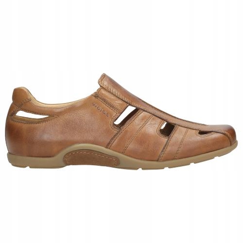 

Wojas Półbuty męskie skórzane jasny brąz r. 41