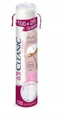

Cleanic Płatki Kosmetyczne Waciki 100 szt +25 =125