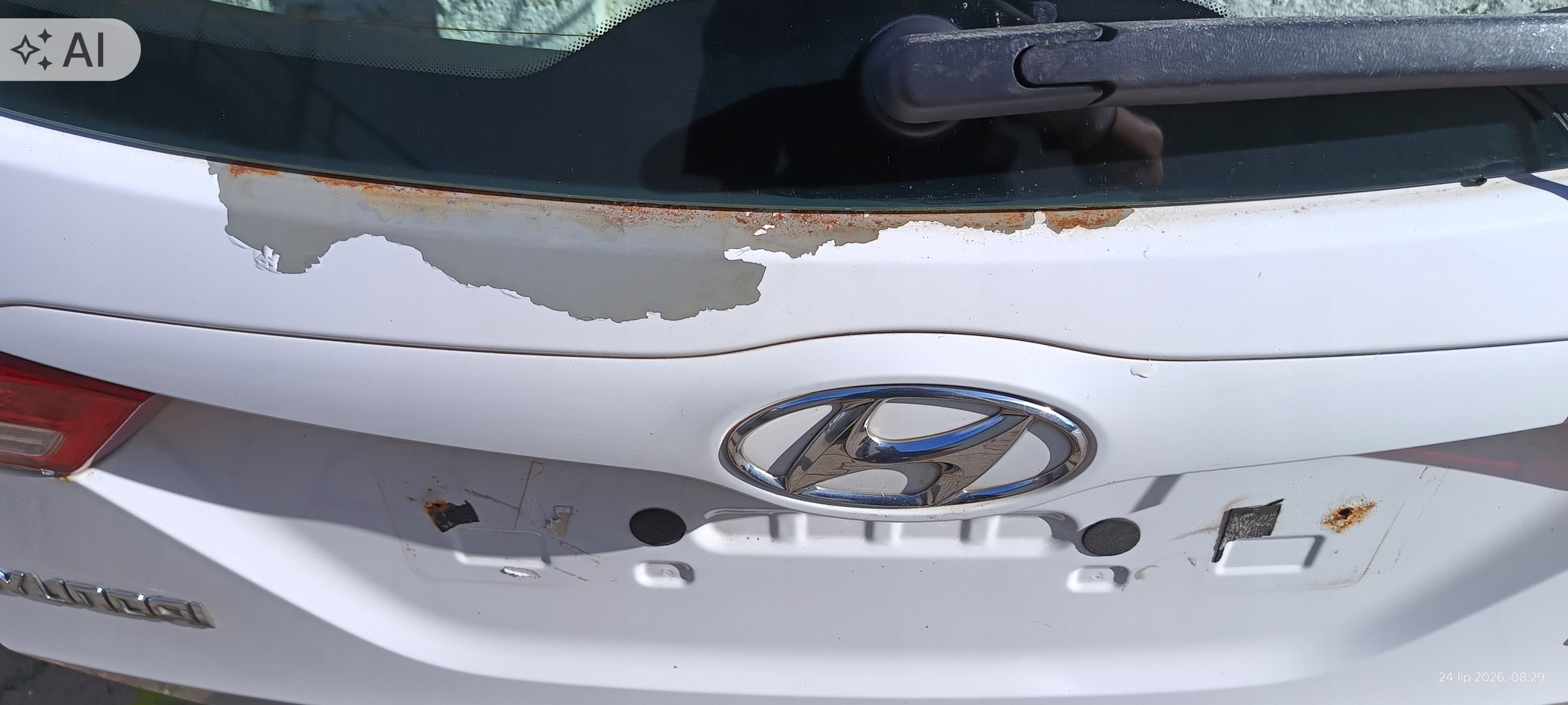 HYUNDAI IX20 boot door rear complete boot TCW 2010