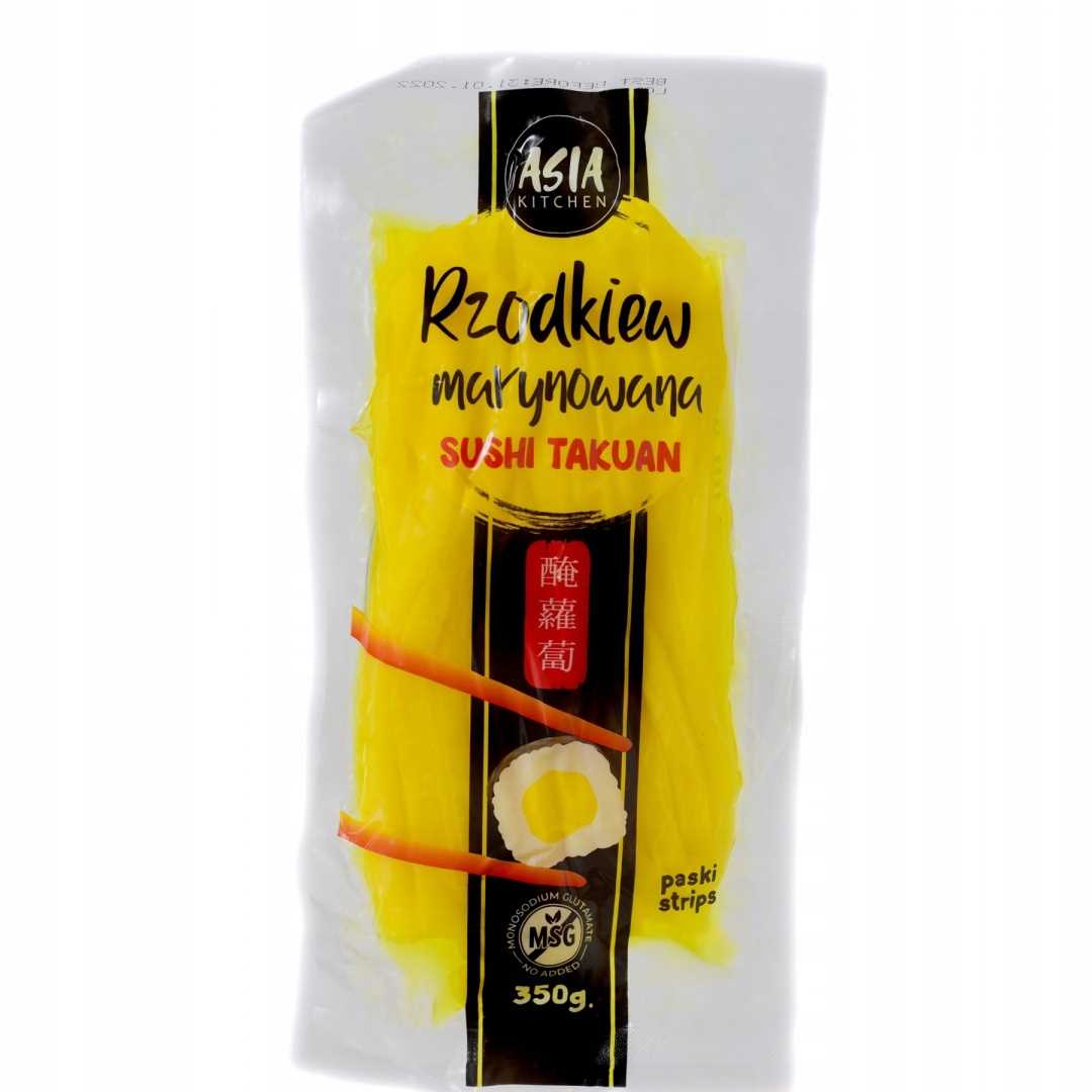 

Rzodkiew Marynowana 350g do Sushi Oshinko Daikon