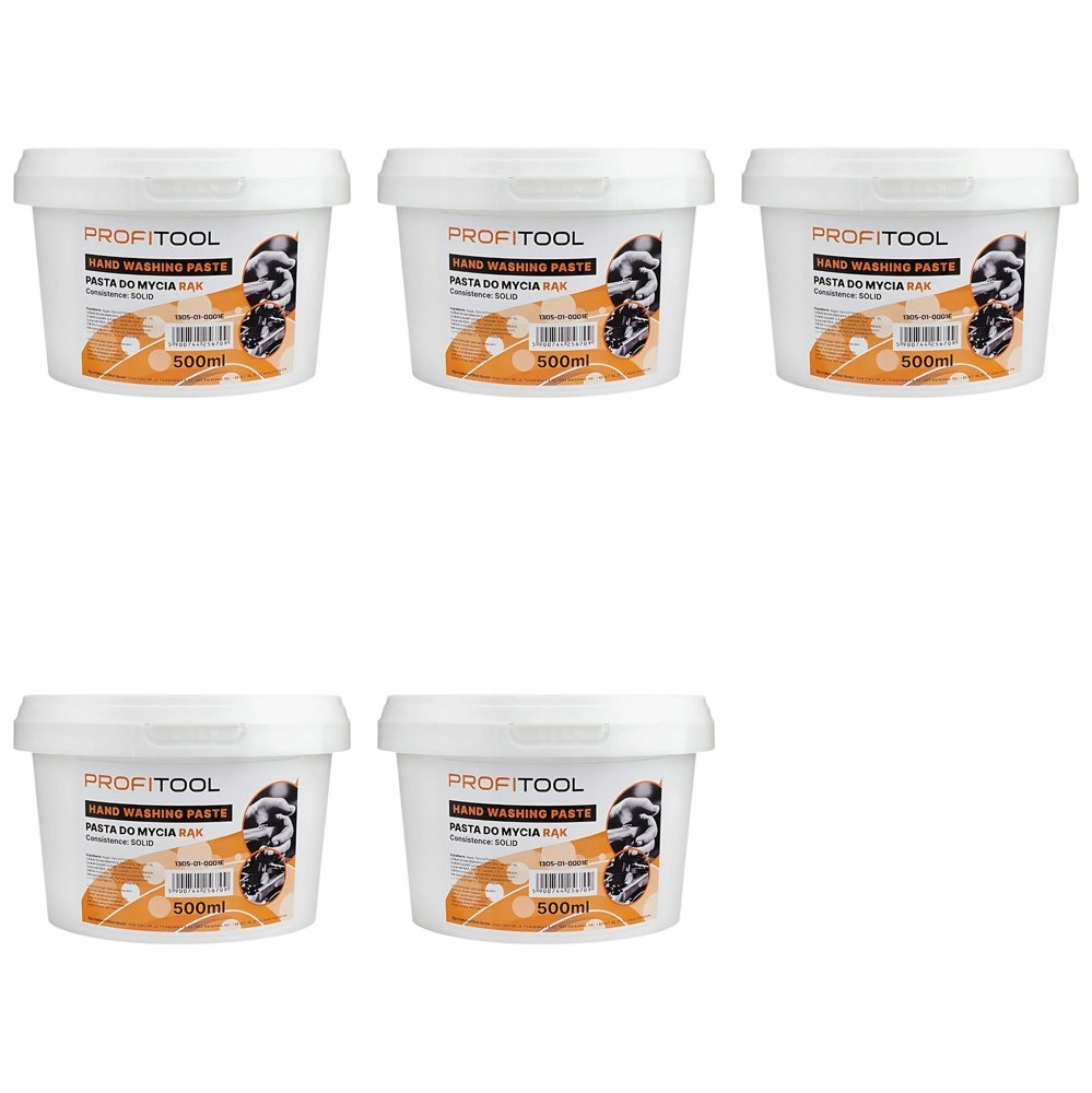 Čistiaca pasta na ruky Profitool 500 ml sada 5 ks