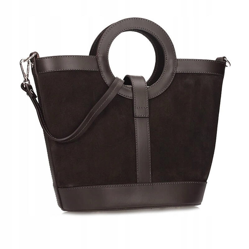 Elegantní kožená italská kabelka Toscanio G124 C.bronz D23