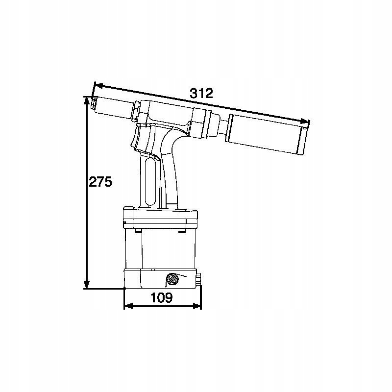 NITOWNICA PISTOLETOWA ARGC17 LUNA 202590105 Marka Luna