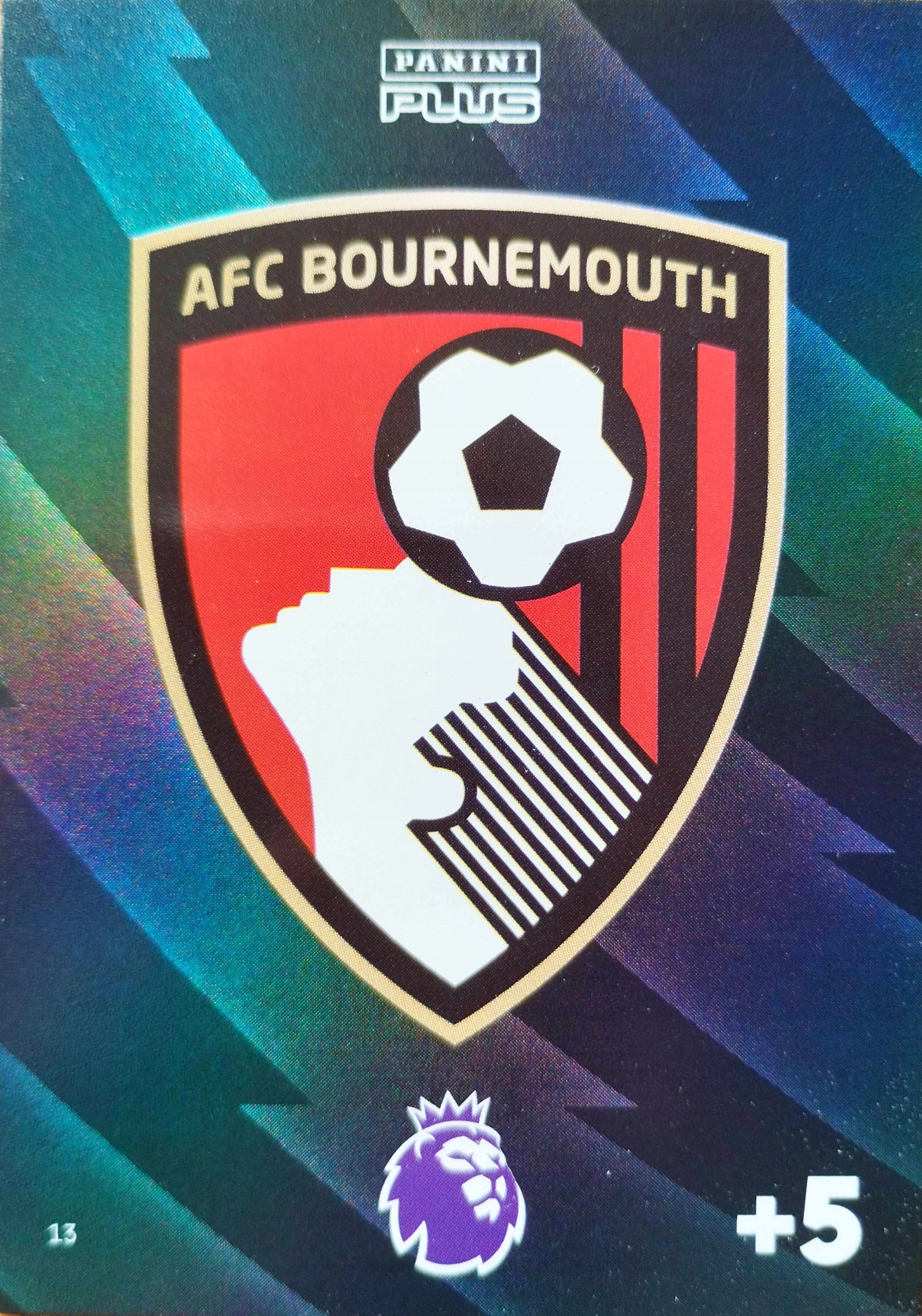 Panini Premier League 2024 Plus Club Badge 13 Bournemouth