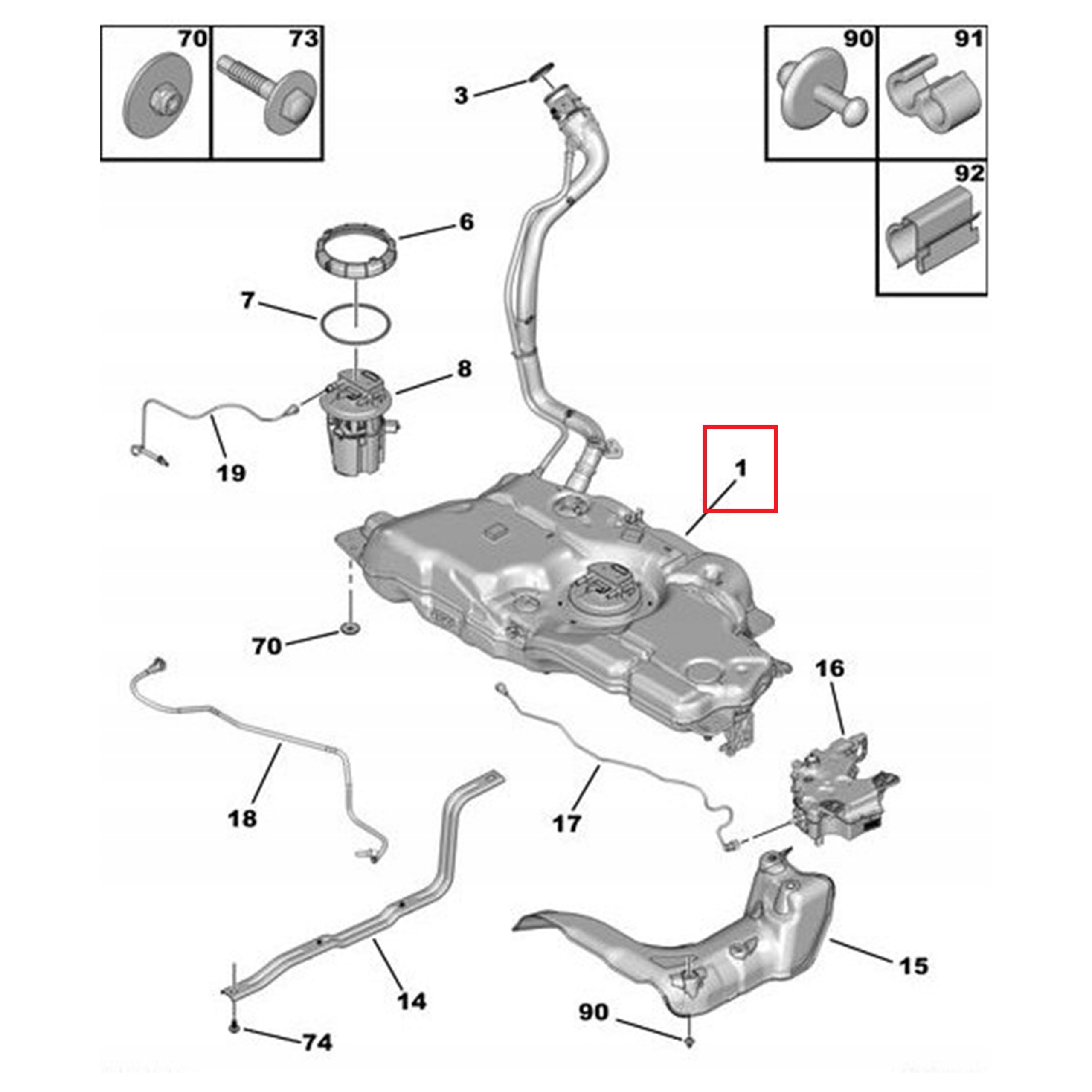 ZBIORNIK PŁYNU FAP DPF TRAVELLER PROACE HDI ORYG Producent części Citroen OE