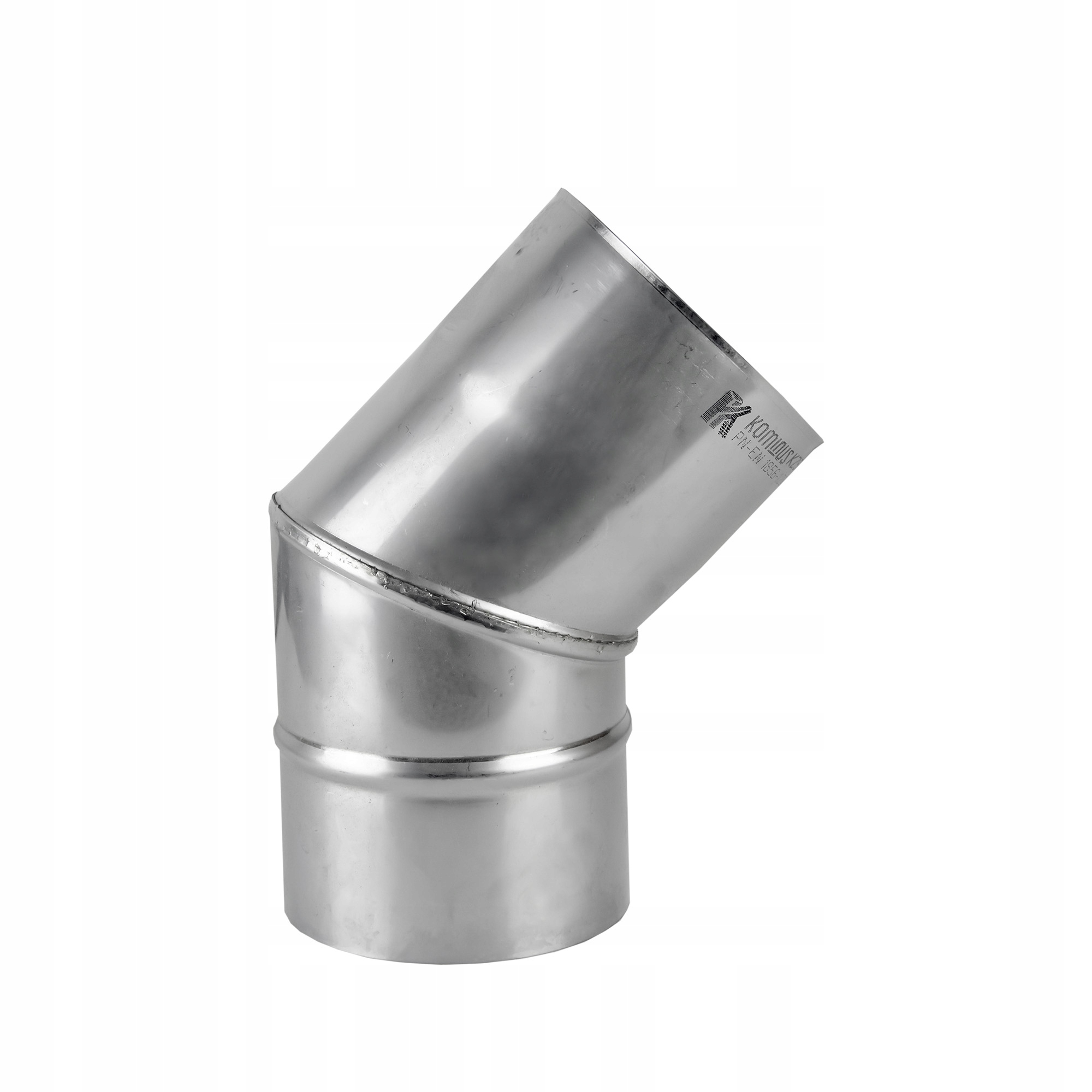 Kzs Koleno žáruvzdorné fi 225 mm 45 st gr 1,0 mm komínová vložka kamna