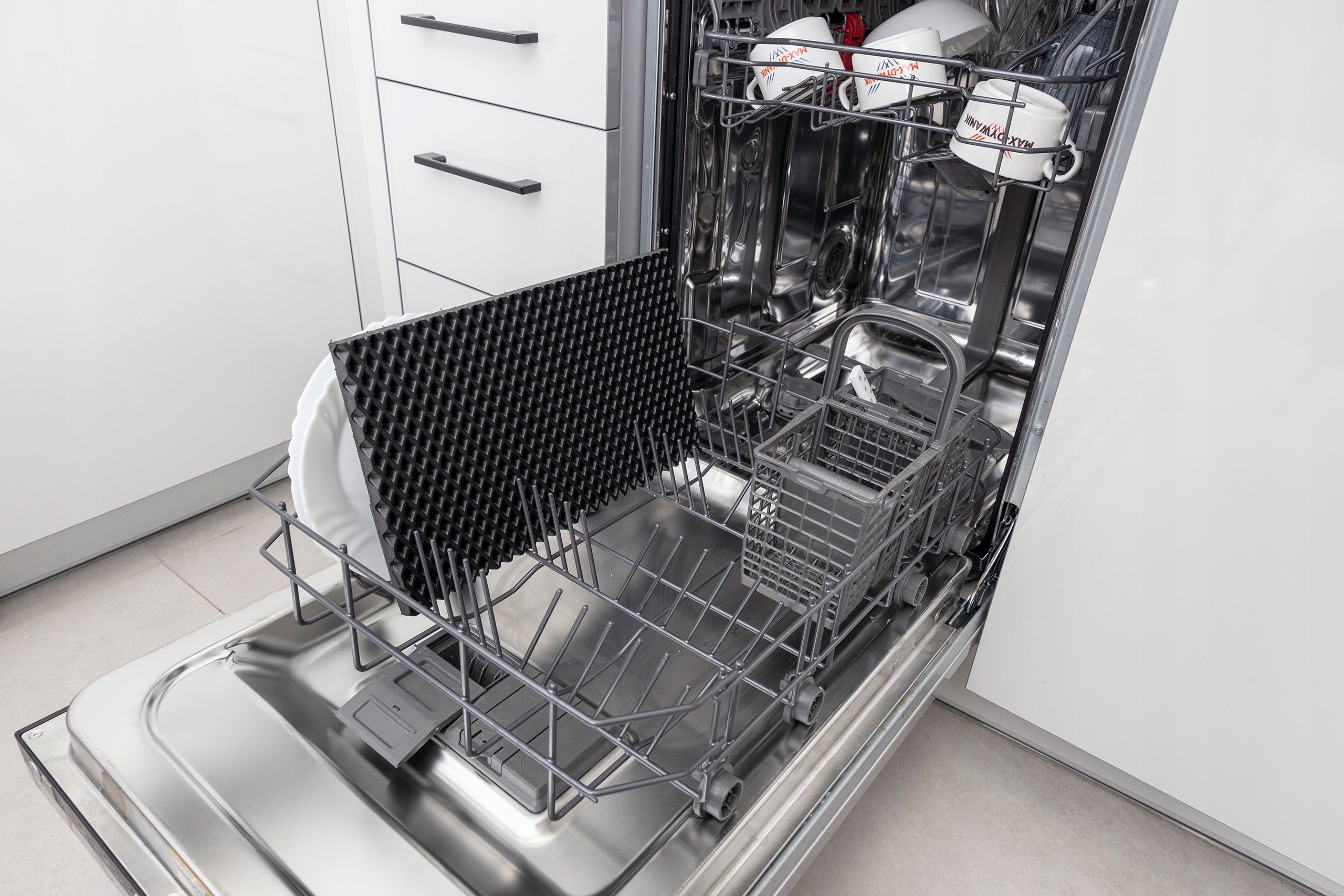 Podstawka pod doniczkę / donicę EVA HOME - PROSTOKĄTNA CZARNA - 74x44 cm Szerokość produktu 44 cm