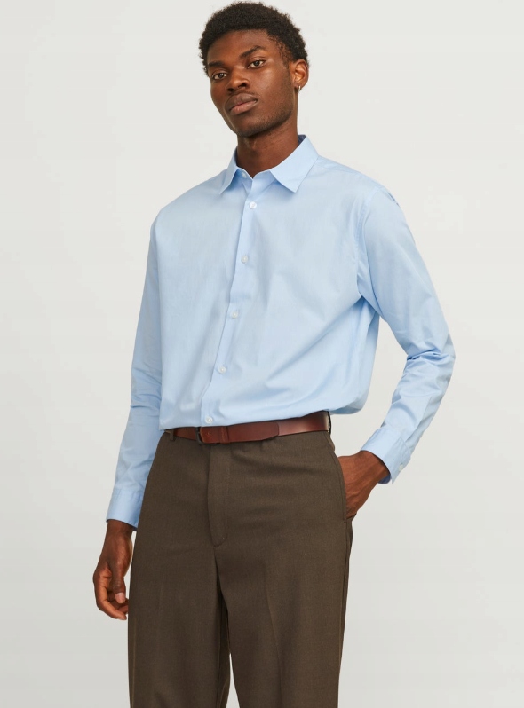 Jack & Jones Modrá Elegantní Košile S Dlouhým Rukávem S 6FA