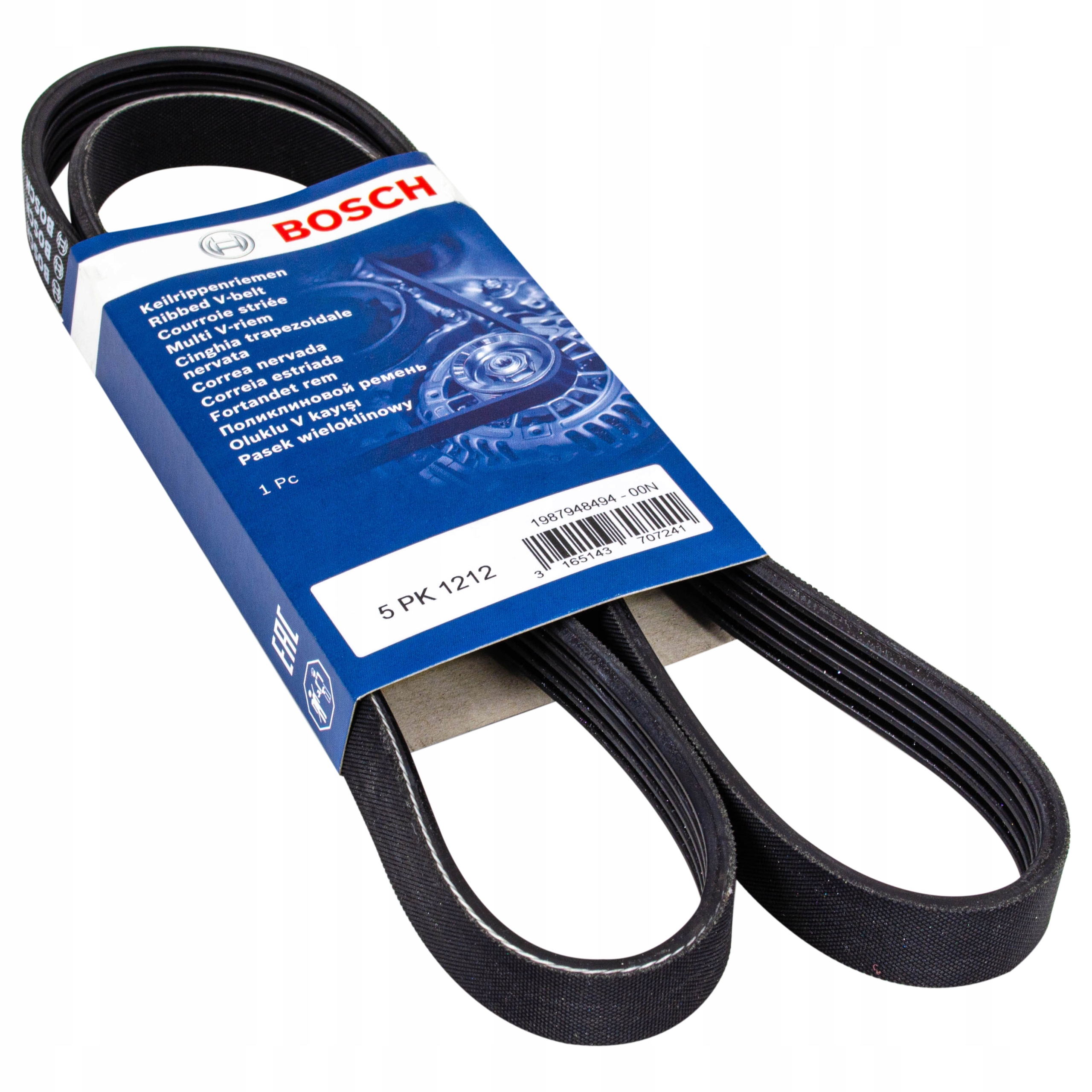 

Pasek Klinowy Wielorowkowy 5PK1212 Bosch