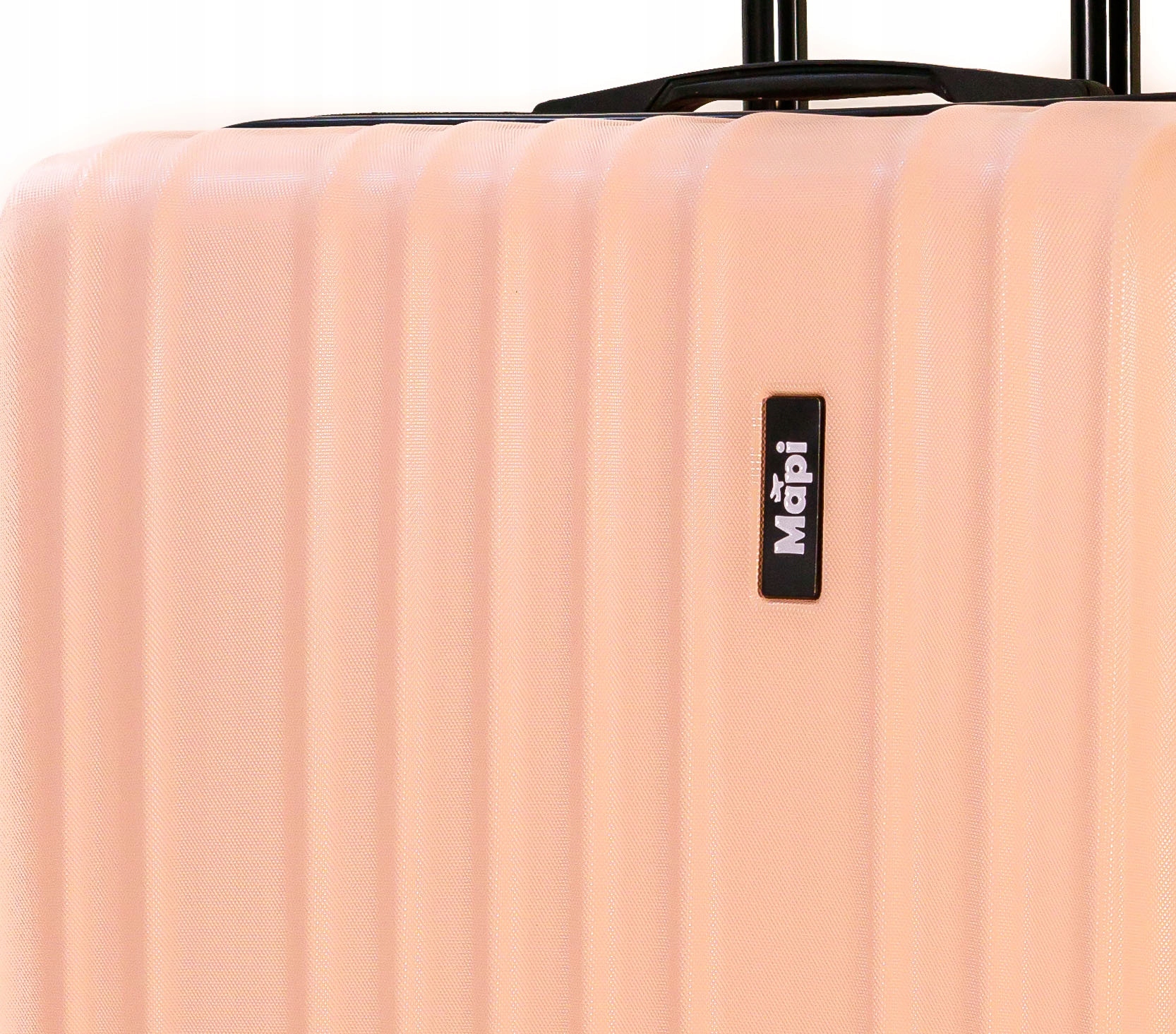 Zestaw Walizek 4w1 Walizka Podróżna Na Kółkach Duża Średnia Mała Kuferek Model Mapi Zestaw 4w1 Różowy