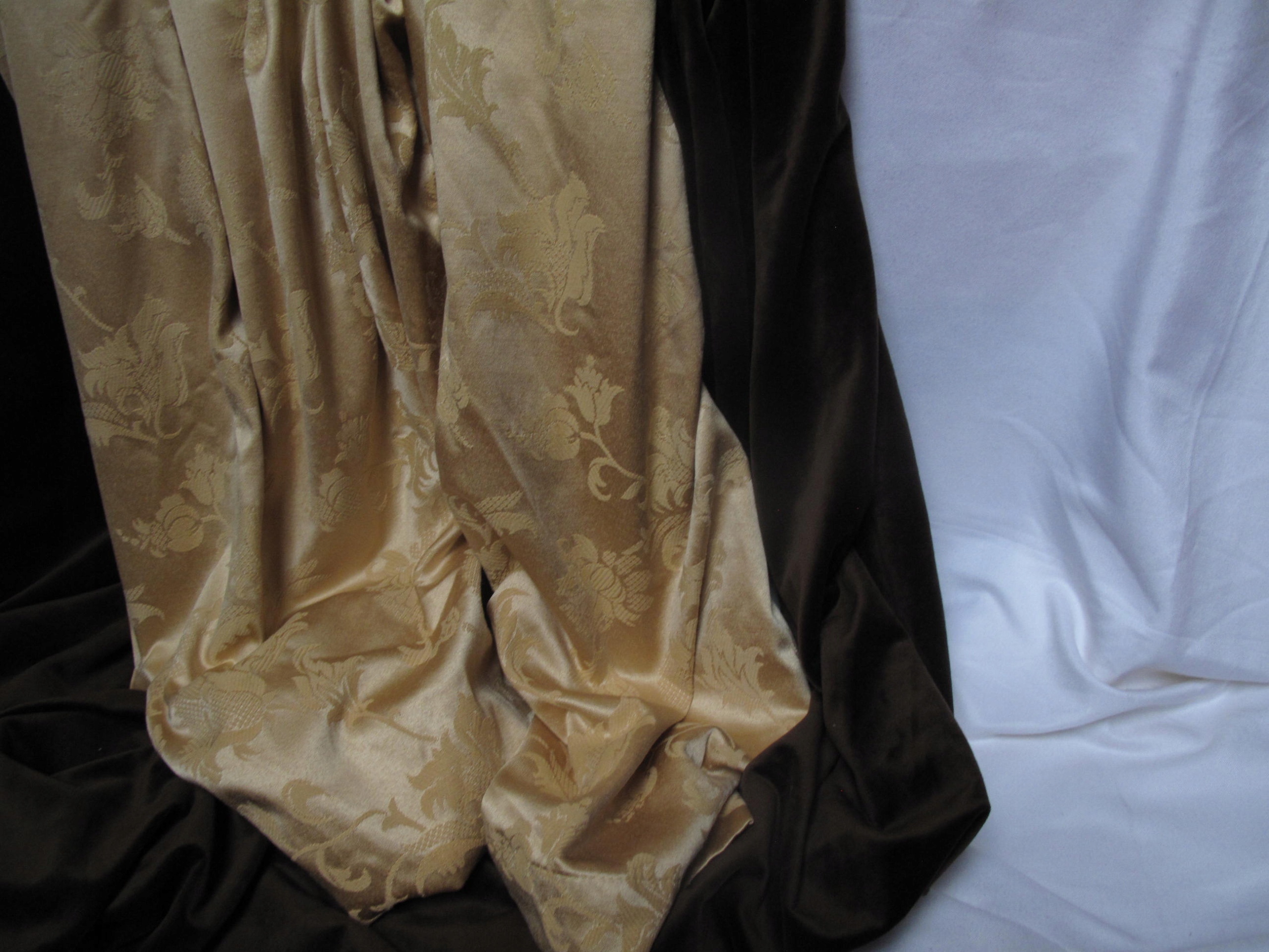 BRĄZ AKSAMIT ZASŁONA + STAROĆ PAŁACOWA ZASŁONA