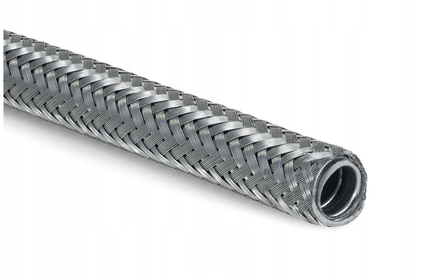 HellermanTyton SCSB12-GS-ML RURA OSŁONOWA METALOWA Z OPLOTEM METALOWYM