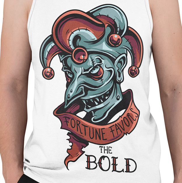 TANK TOP HORROR/ROCK BOLD Marka inna