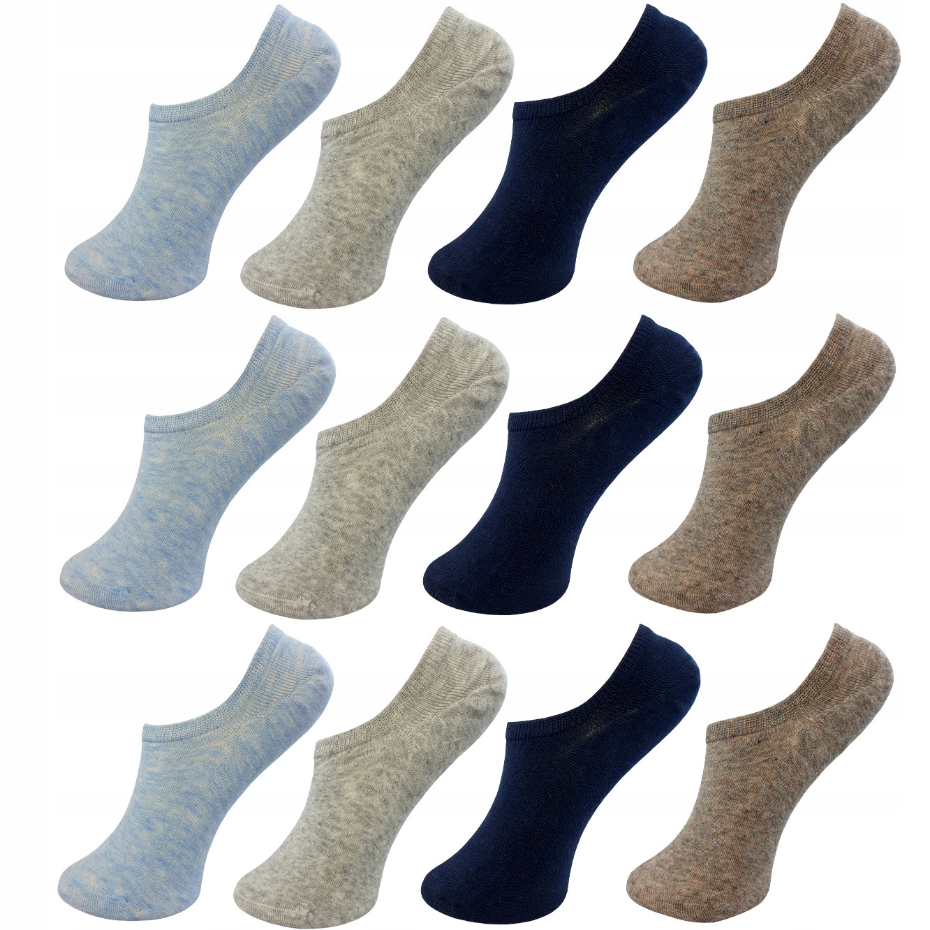 

12x Skarpety Męskie Krótkie Stopki Bawełniane Lato