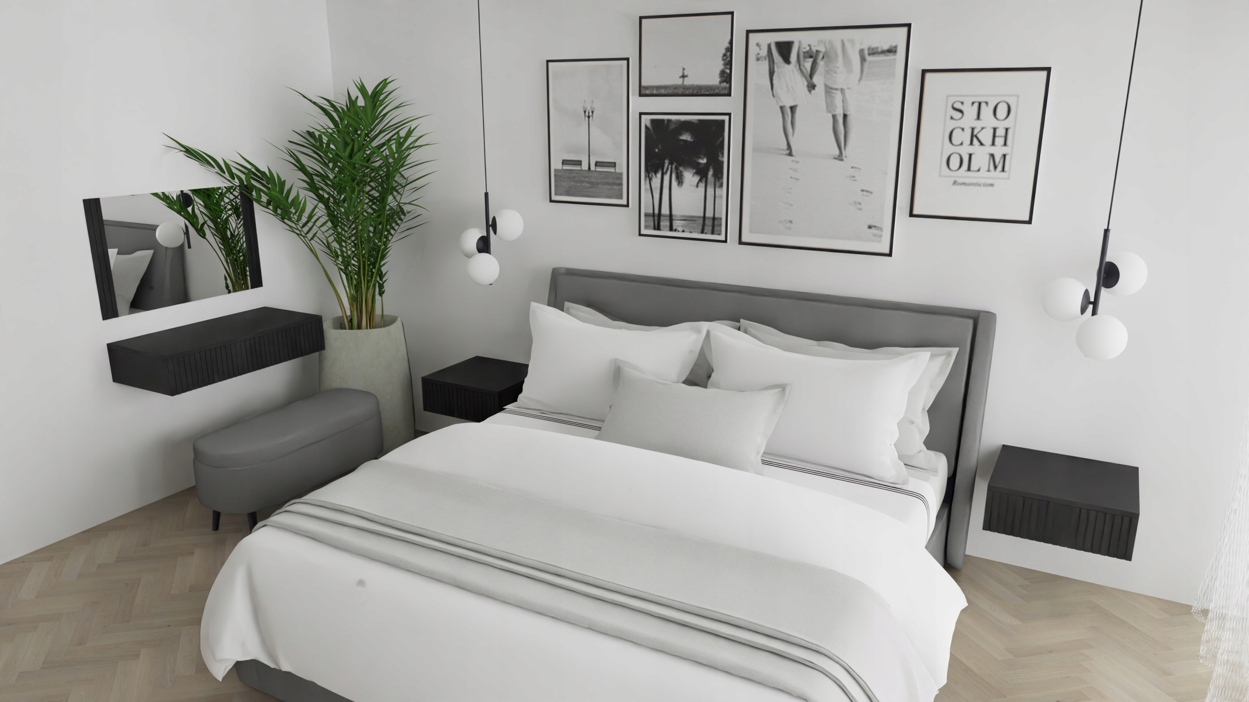 Toaletka konsola szafka biurko RIVA 60 czarna ryfle szuflada Szerokość mebla 60 cm