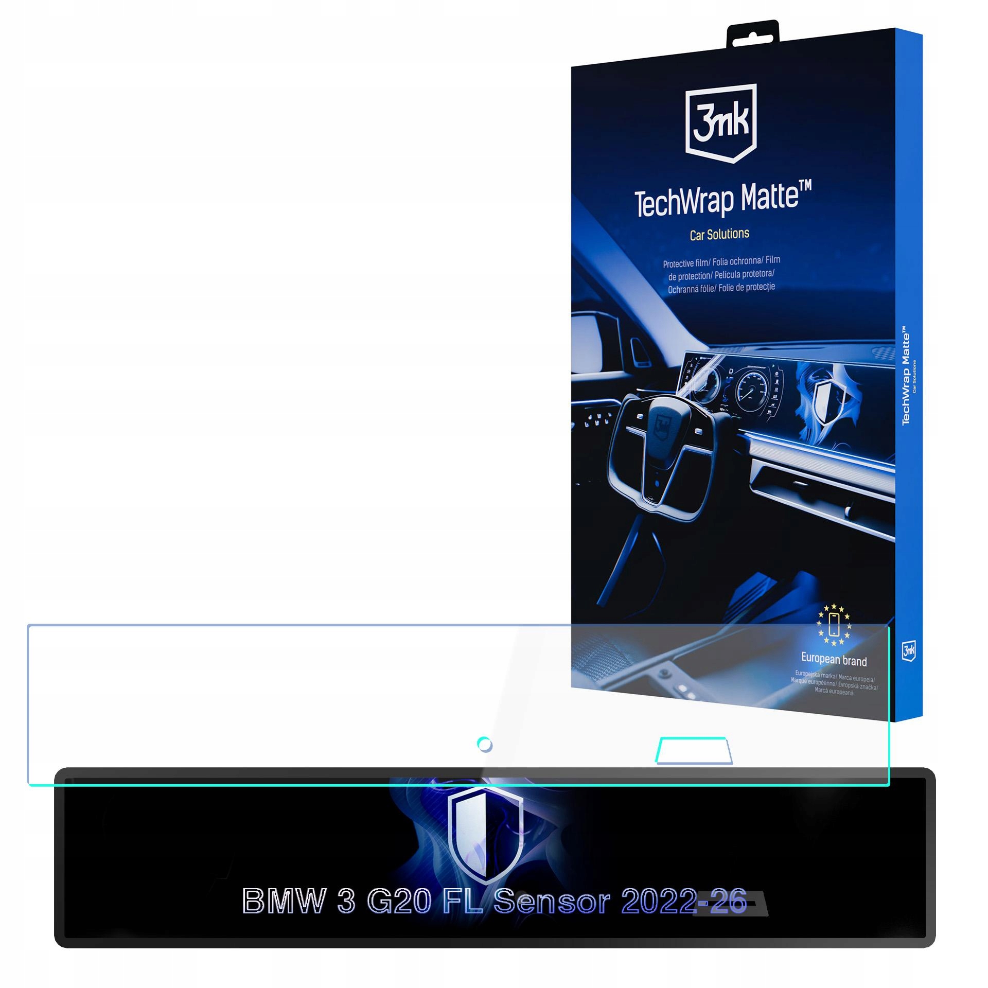 Fólie pro Bmw 3 G20 Fl Sensor 2022-26 3mk TechWrap Matt Center Display