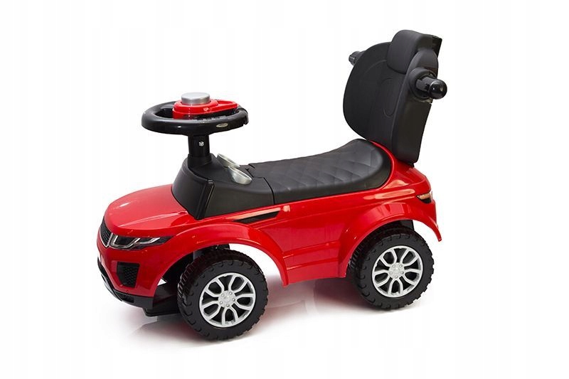Jeździk odpychacz samochód 2w1 czerwony