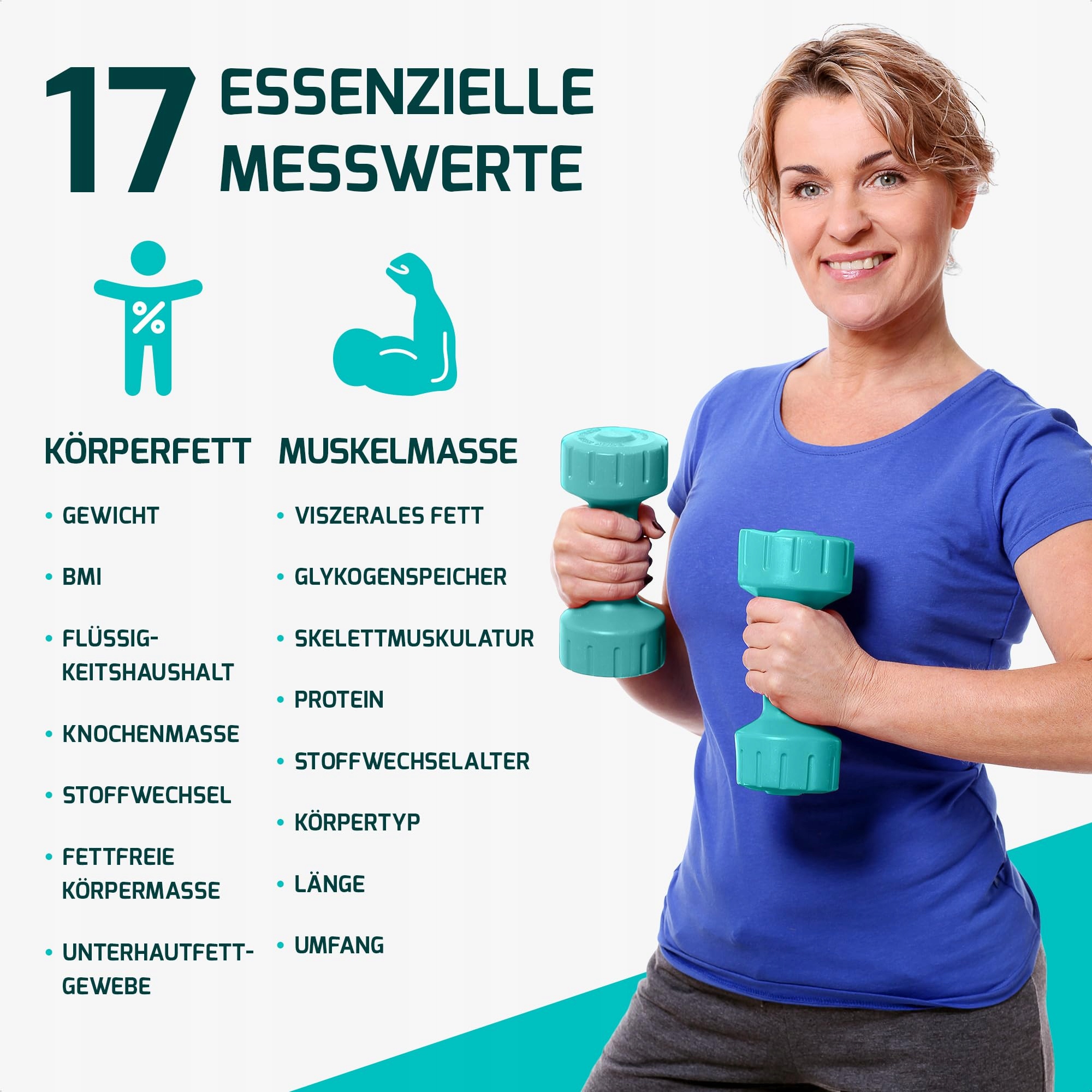FITAGE Waga Cyfrowa Osobista 180kg Analiza Ciała Aplikacja Czarna — miniatura 2