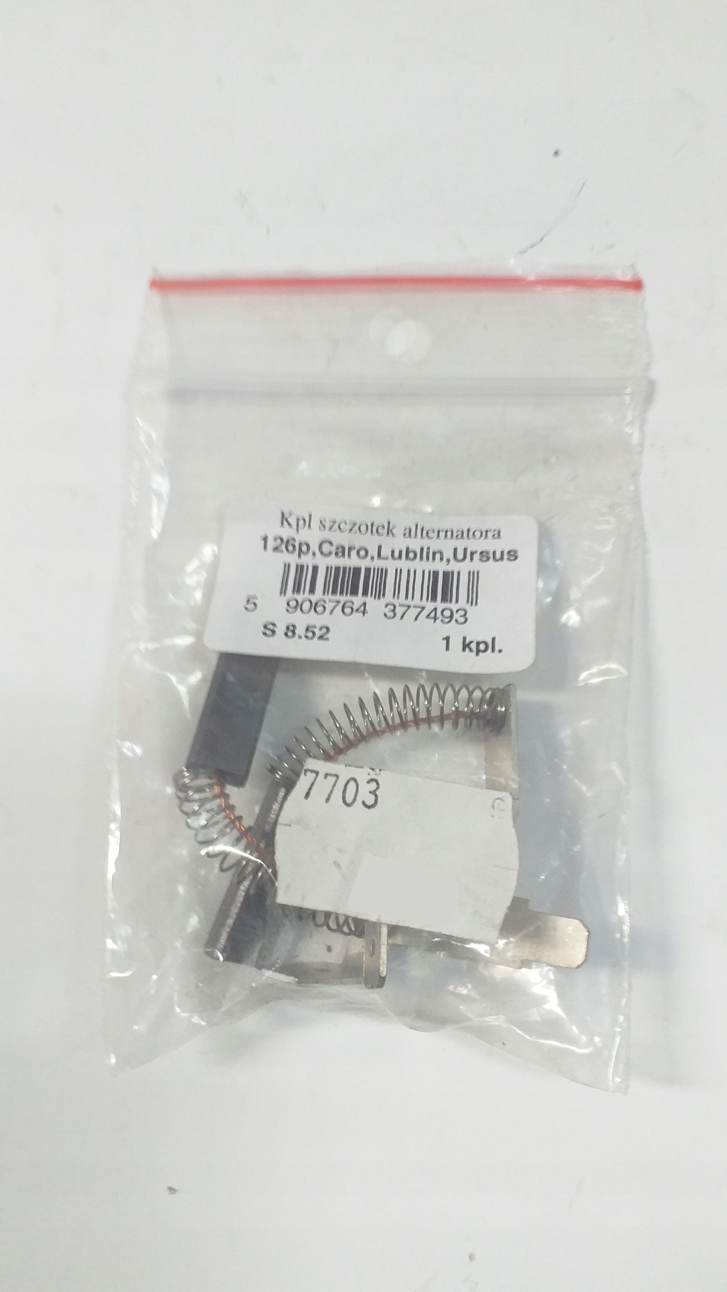 Komplet szczotek alternatora 126,Caro,Lublin,Ursus Numer katalogowy części S 8.52