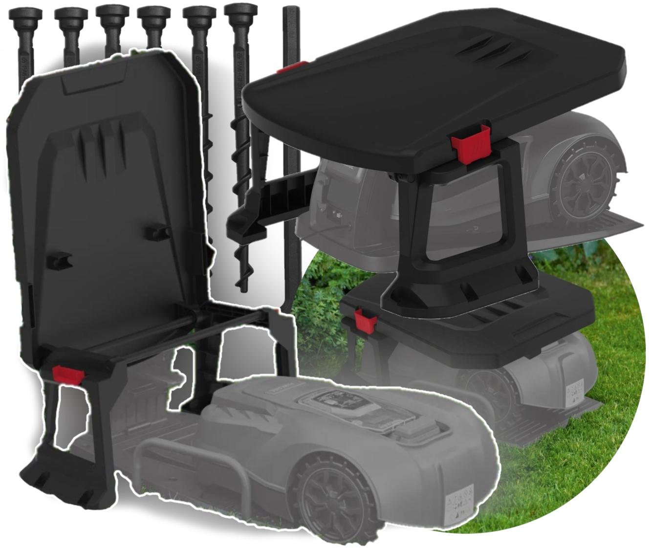 Parkside Garaż na robota koszącego Pumrg A1 Akcesoria