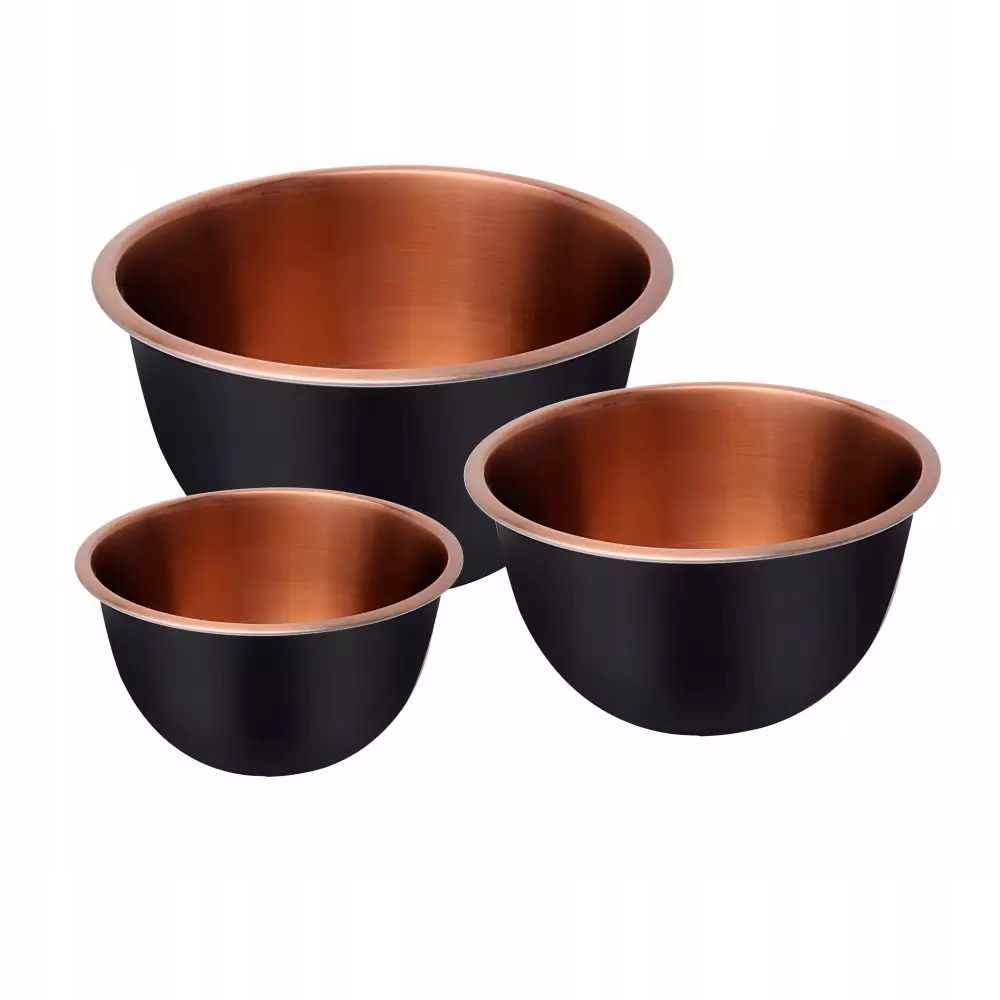 

Zestaw Misek Metalowych Kuchennych 22/26/32 CM Bla