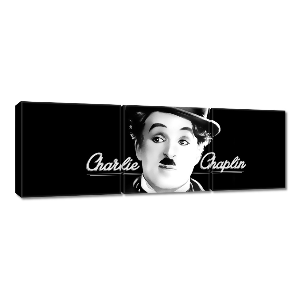 

Obrazy 90x30 Charlie Chaplin Kapelusz