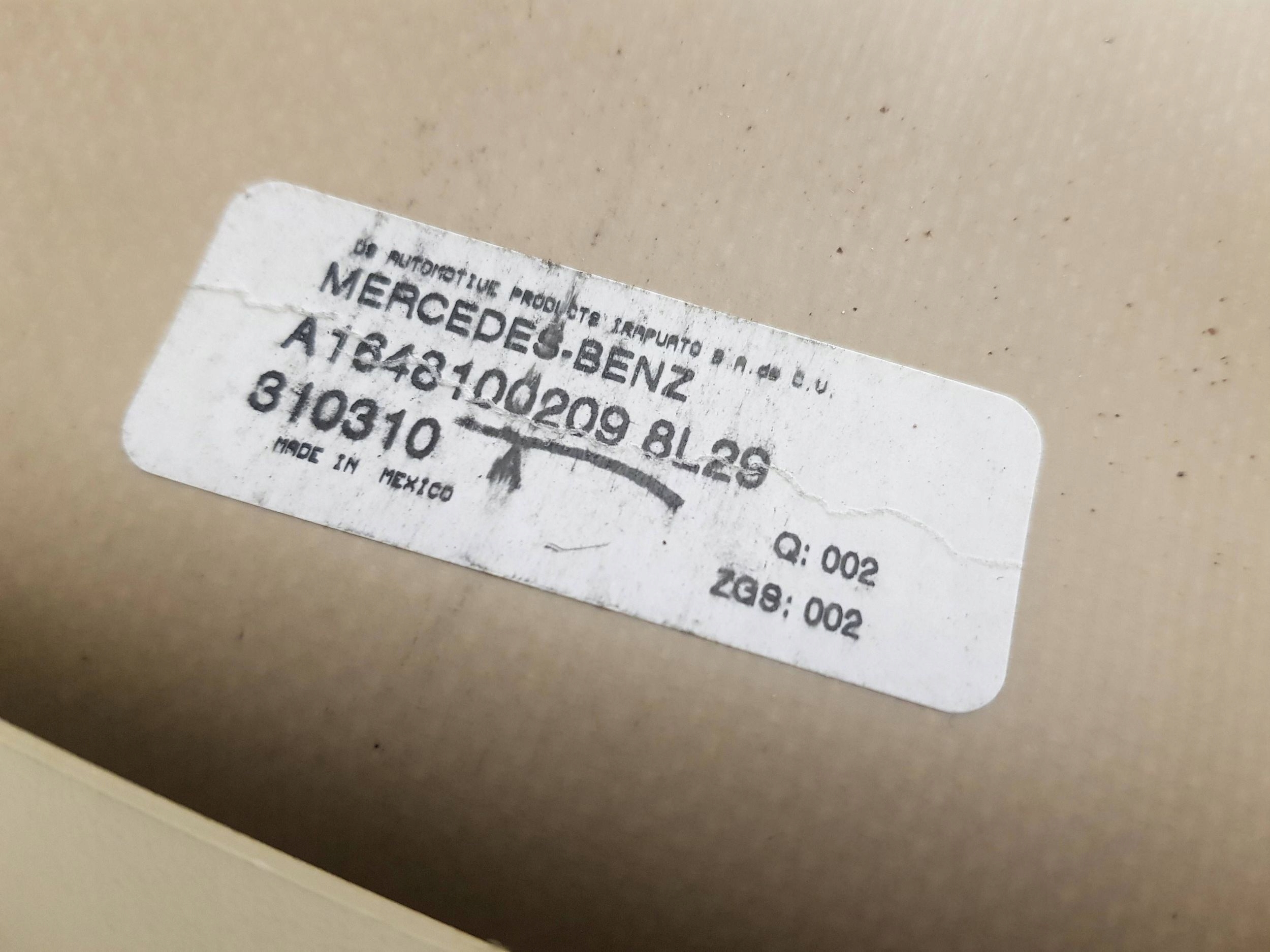blinds net PRZESLONA boot MERCEDES ML W164