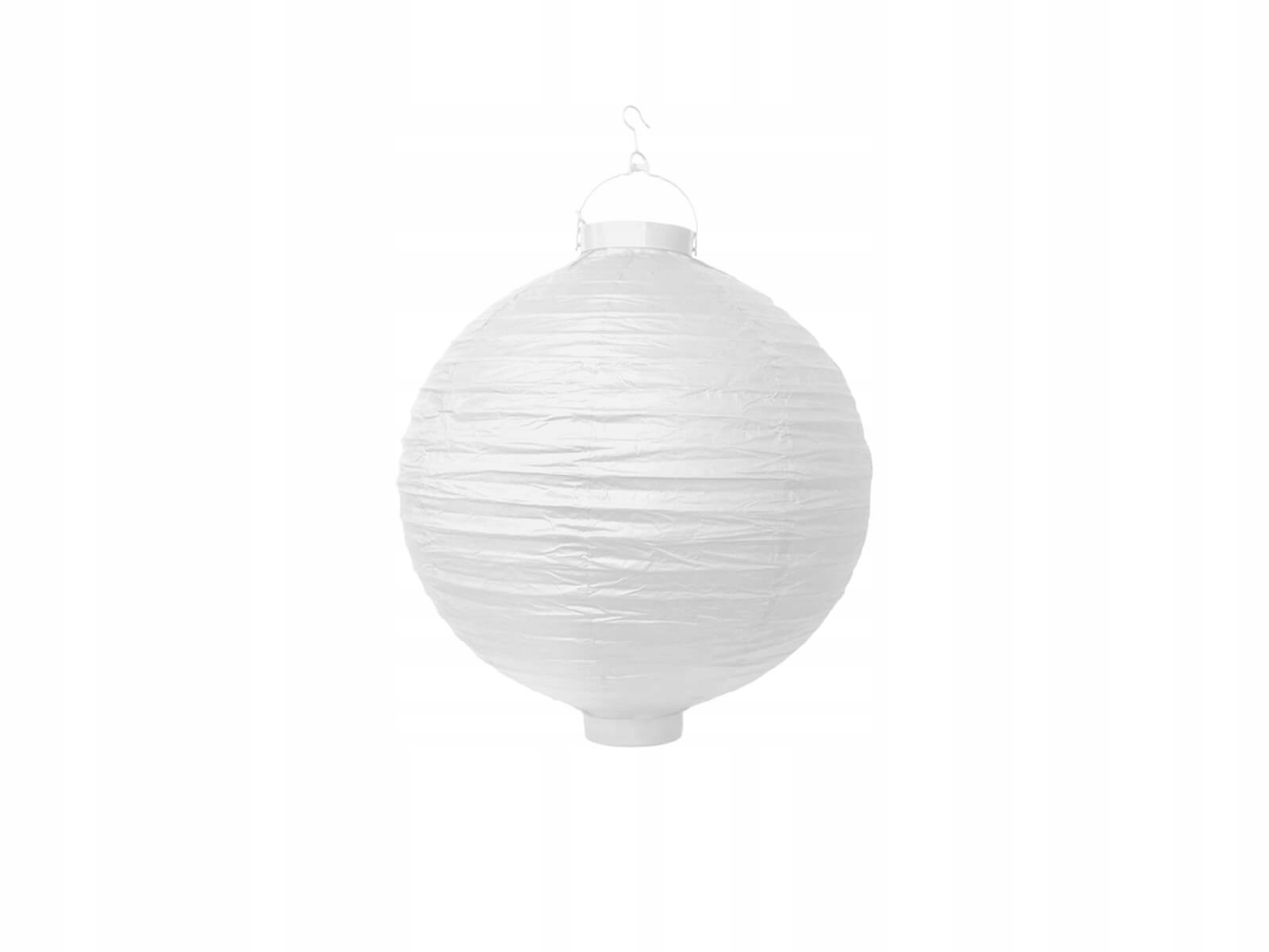 

Świecący ogrodowy lampion papierowy 20 cm, biały