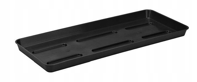 PODSTAWKA DO SKRZYNKA BALKONOWA styl rattan 40cm ANTRACYT