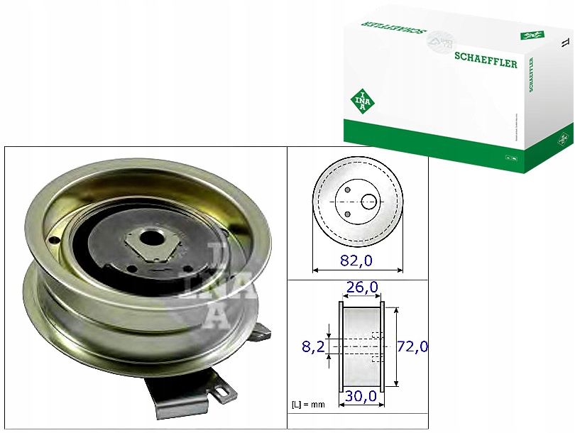 INA531 0203 20 Rolka Rozvodového Řemene Vw 1,6/2,0 Asistent řidiče #33