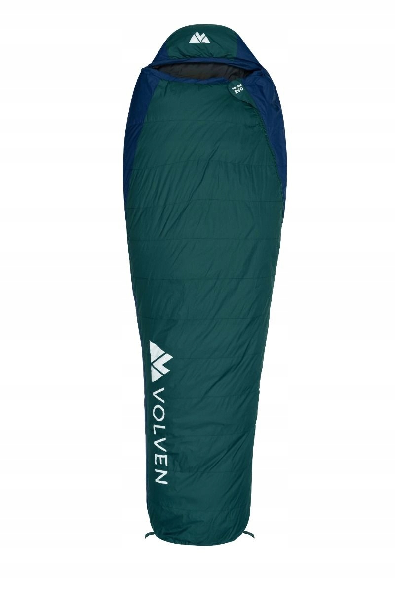 Volven Péřový spací pytel Polaris Evo Zelený, pravý