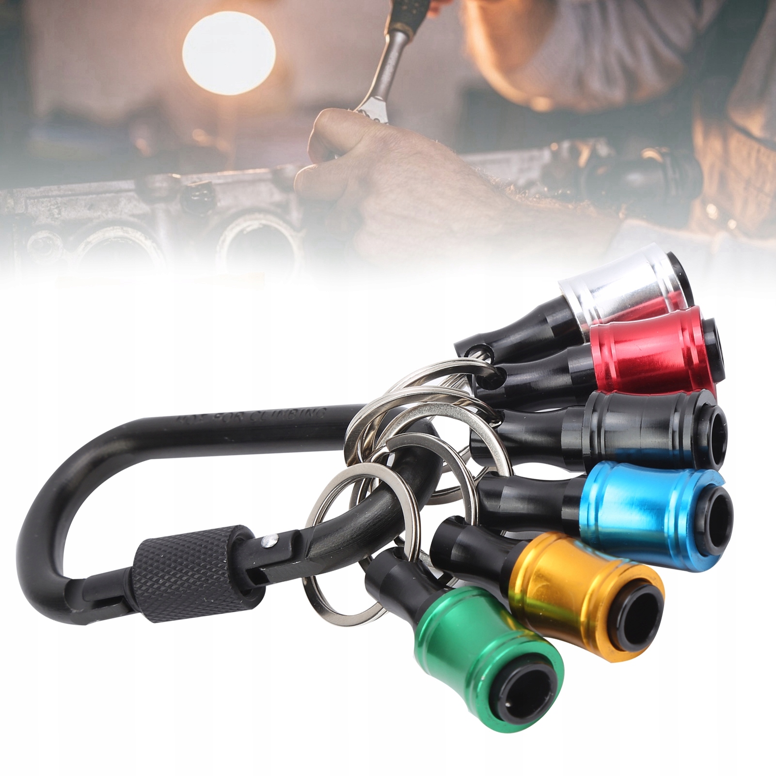 6X PRZEDŁUŻACZ UCHWYTU NA BRELOK Marka bez marki