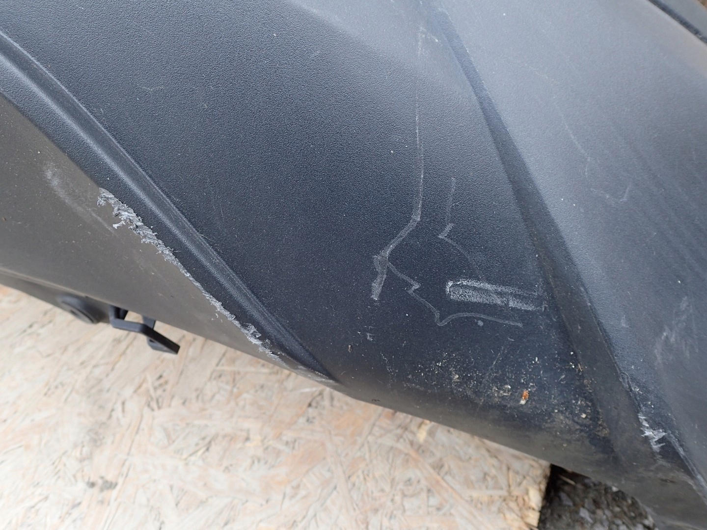 bumper rear part rear TOYOTA CHR C HR 2016